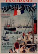 Panorama de la Compagnie générale transatlantique (Jules Chéret) - Muzeo.com