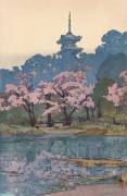 Plum garden in the Ueno Park (Hiroshi Yoshida) - Muzeo.com