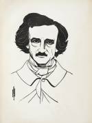 Portrait of Edgar Allan Poe (Aubrey Beardsley) - Muzeo.com