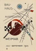 Postcard for the Bauhaus Exhibition, July - September 1923 (Wassily Kandinsky) - Muzeo.com