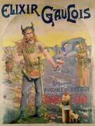 Poster advertising 'Elixir Gaulois' (Georges Blott) - Muzeo.com