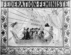 Poster advertising the Feminist Federation (Félix Régamey (after)) - Muzeo.com