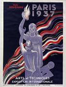 Poster of the 1937 International Exhibition in Paris (Leonetto Cappiello) - Muzeo.com