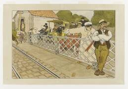 Quai de gare (Georges Meunier) - Muzeo.com