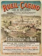 Rueil-Casino. Ligne de Saint-Germain (Jules Chéret) - Muzeo.com