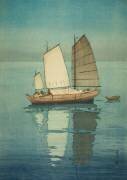 Sailing Boats : Afternoon (Hiroshi Yoshida) - Muzeo.com