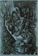 Self Portrait with Death dancing (Ernst Ludwig Kirchner) - Muzeo.com