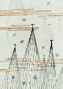 Skyscape with birds flying (Watanabe Seitei) - Muzeo.com