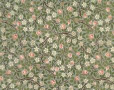 Small pink and white flower wallpaper design (William Morris) - Muzeo.com