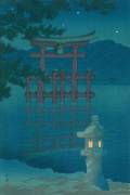Starlit Night at Miyajima (Hasui Kawase) - Muzeo.com