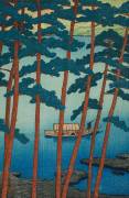 The Arashi Passage during the winter of 1921 (Hasui Kawase) - Muzeo.com