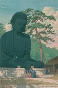The Great Buddha at Kamakura, 1930 (Hasui Kawase) - Muzeo.com