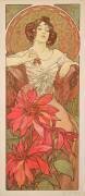 The Precious Stones: Ruby (Alfons Mucha) - Muzeo.com
