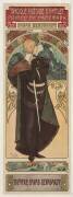 Tragique histoire d'Hamlet, prince de Danemark. Sarah Bernhardt (Alfons Mucha) - Muzeo.com
