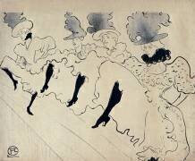 Troupe de Mademoiselle Eglantine (Henri de Toulouse-Lautrec) - Muzeo.com