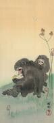 Two Monkeys (Ohara Koson) - Muzeo.com