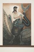 Ulysees and Dragon from Prométhée Enchaîné by Aeschylus (François-Louis Schmied) - Muzeo.com