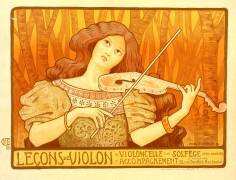 Violin lessons (Paul Berthon) - Muzeo.com