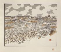 Vue des jardins maraîchers de Grenelle (Henri Rivière) - Muzeo.com
