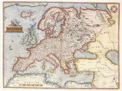 Map of Europe (Abraham Ortelius) - Muzeo.com