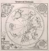 Map of the Southern Sky, with representations of constellations (Albrecht Dürer) - Muzeo.com