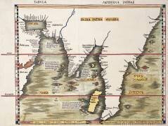 The Red Sea and Arabia Gulf to the supposed Malay Peninsula (Martin Waldseemuller) - Muzeo.com
